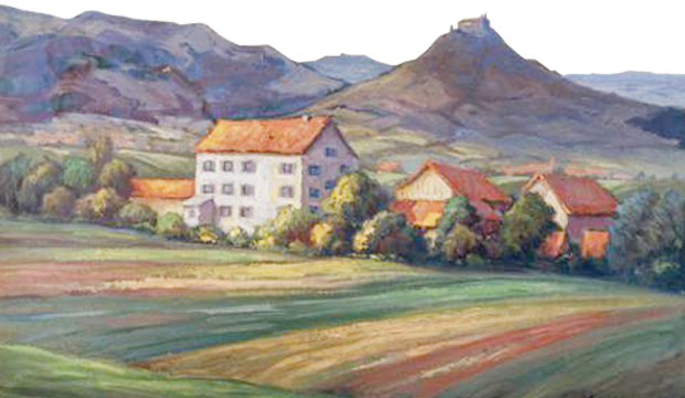 Gemälde mit Walkenmühle